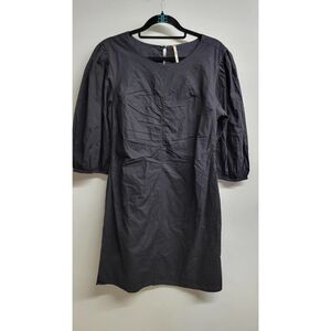 Free People Black Tricot Dress